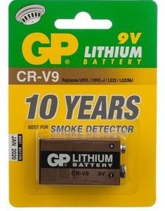 GP Batteries GPCR9VSTD565C1 9V batterij (blok) Lithium 800 mAh 9 V 1 stuk(s)
