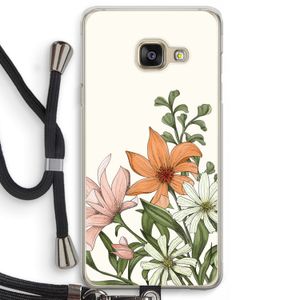 Floral bouquet: Samsung Galaxy A3 (2016) Transparant Hoesje met koord