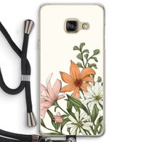 Floral bouquet: Samsung Galaxy A3 (2016) Transparant Hoesje met koord