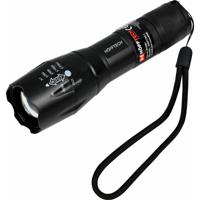 Zaklamp tactical - zwart - compact - 14 cm