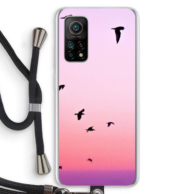 Fly away: Xiaomi Mi 10T 5G Transparant Hoesje met koord