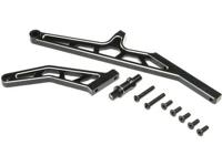 Losi - Chassis Brace Set Rear Aluminum Black: DBXL-E 2.0 (LOS351015) - thumbnail