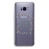 It's Lit: Samsung Galaxy S8 Plus Transparant Hoesje