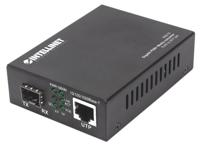Intellinet 508216 netwerk media converter 1000 Mbit/s Zwart - thumbnail