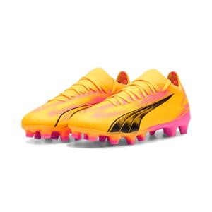 PUMA Ultra Match Gras / Kunstgras Voetbalschoenen (MG) Dames Oranje Zwart Roze