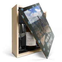 Wijnpakket met glas - Salentein Primus Chardonnay (Bedrukte deksel)