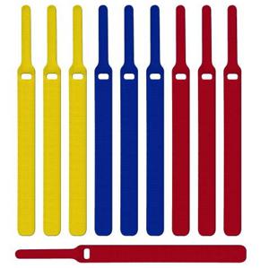 Label the Cable LTC 1130 19 inch Klittenband kabelbinder Geel, Blauw, Rood