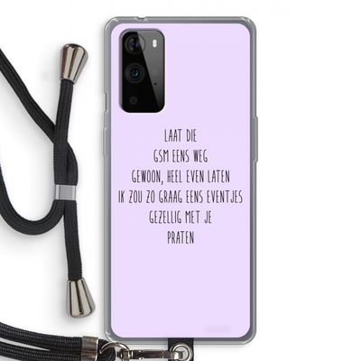 GSM: OnePlus 9 Pro Transparant Hoesje met koord