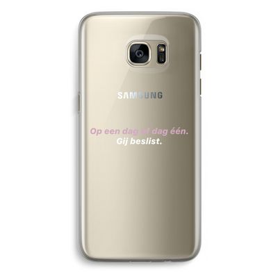 gij beslist: Samsung Galaxy S7 Edge Transparant Hoesje