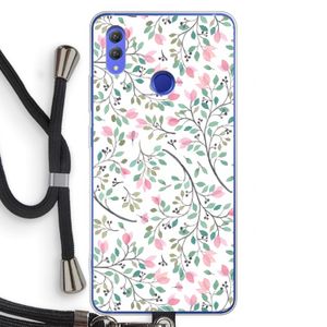 Sierlijke bloemen: Honor Note 10 Transparant Hoesje met koord