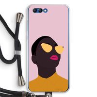 Yellow glasses: Honor 10 Transparant Hoesje met koord