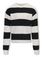 Kids ONLY winter sweater meisjes - wit - KogFranca - loose fit, gebreid