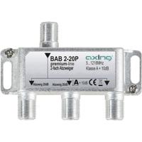 Axing BAB 2-20P Kabel-TV lasdoos 2-voudig 5 - 1218 MHz - thumbnail