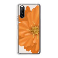 Orange Ellila flower: Sony Xperia 10 III Transparant Hoesje