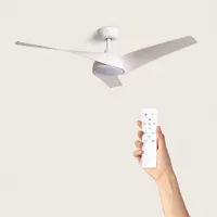 Stille Plafondventilator Wit Eba 132cm Motor DC