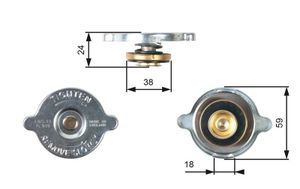 Radiateurdop RC115