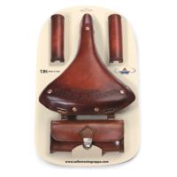 Selle Monte Grappa Monte grappa set charleston oxford 3-delig leer d-bruin