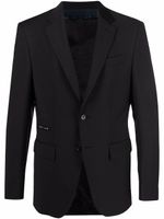 Philipp Plein blazer Gigolò à ornements en cristal - Noir - thumbnail