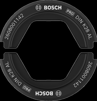 Bosch Accessoires PRO Krimpmatrijs | DIN K28 AL | 185 mm | Aluminium - 2608001142