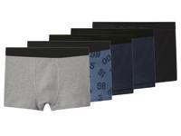 esmara Set van 5 kinder boxers (Zwart/grijs/blauw, 134/140)