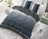 Dreamhouse Matrix - Dekbedovertrek - Eenpersoons - 140x200/220 + 1 kussensloop 60x70 - Blauw