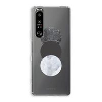 Marmeren cirkels: Sony Xperia 1 III Transparant Hoesje