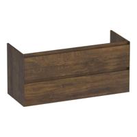 Brauer Inspire - Onderkast - 120 cm - met 2 Softclose Lades Greeploos en 1 Sifon Uitsparing - Grove