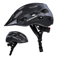 Volwassen Fietshelm Dunlop M Zwart LED Licht