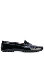 Tod's mocassins en cuir verni - Noir