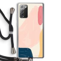 Saturday Flow: Samsung Galaxy Note 20 / Note 20 5G Transparant Hoesje met koord