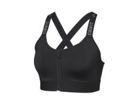 CRIVIT Dames sport-bh (zwart met gekruiste bandjes, M (40/42))