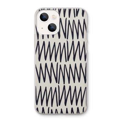 Marrakech Zigzag: iPhone 13 Transparant Hoesje