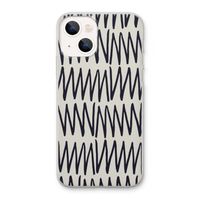 Marrakech Zigzag: iPhone 13 Transparant Hoesje