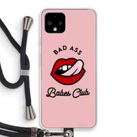 Badass Babes Club: Pixel 4 Transparant Hoesje met koord