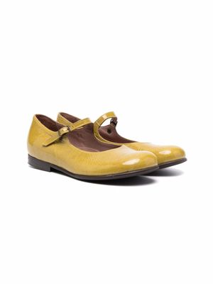Pèpè ballerines à détail de boucle - Vert