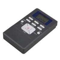 Draagbare Mini frequentiemodulatie Digitaal LCD Display Radio-ontvanger met Oortelefoonaansluiting & Lanyard