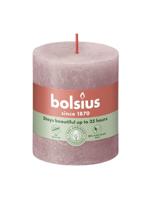 Bolsius kaars rustiek 7x8 cm ash rose