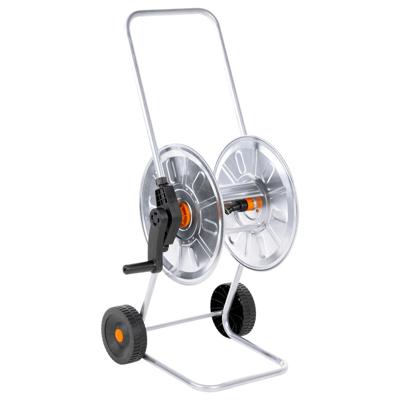 VidaXL Tuinslangkar voor 50 m 1/2" of 35 m 3/4" slang staal