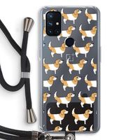Doggy: OnePlus Nord N10 5G Transparant Hoesje met koord