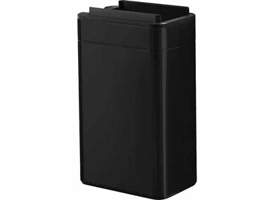 Flinq Swing Prullenbak - Vuilnisbak met Sensor en Softclose Deksel - Afvalbak met Elegant Design - RVS Afvalemmer - 60 Liter - Zwart