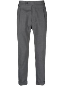 Low Brand pantalon fuselé à coupe courte - Gris