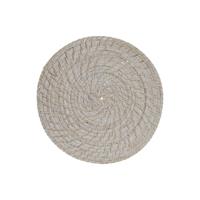 Placemat Home ESPRIT Wit Natuurlijk Bamboe Rotan 34 x 34 x 1,5 cm