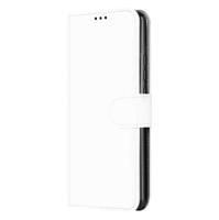 Bookcase Telefoonhoesje Samsung Galaxy S22 Ultra Wit met Pasjeshouder