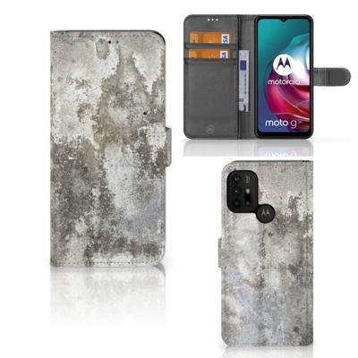 Motorola Moto G10 | G20 | G30 | Bookcase | Beton Print