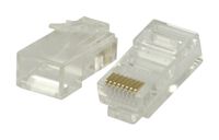 Valueline 5x RJ45 CAT6 UTP kabel-connector Transparant - thumbnail