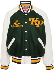 Kenzo x Verdy veste bomber à logo brodé - Vert