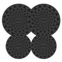 Scanpart Inductie beschermmatjes set 2x20/2x26cm Inbouw accessoire Zwart