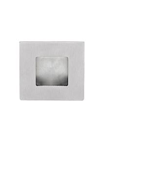 Schuifdeurkom 4knt 70mm rvs mat