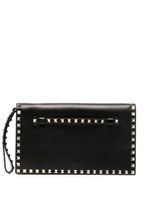 Valentino Garavani Pre-Owned pochette en cuir à ornements Rockstud - Noir