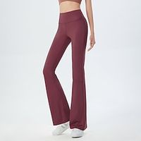 Yoga broek Yoga-legging Effen Leggings Voor Dames Volwassenen Niet-afdrukkend 100% Polyester Yoga Lightinthebox